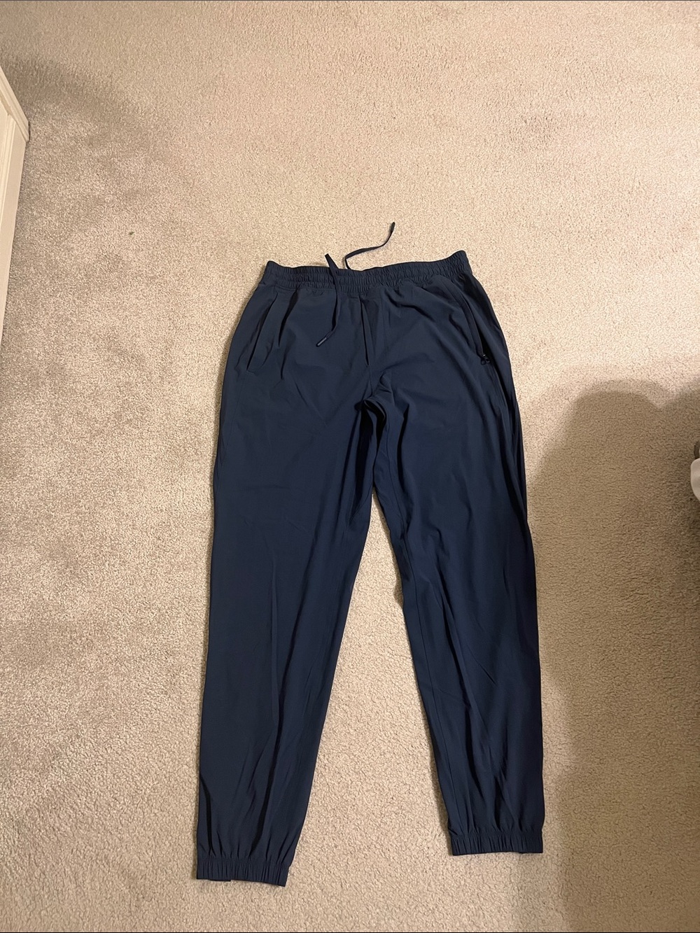 lululemon Men's Dark Navy Drawstring Joggers
